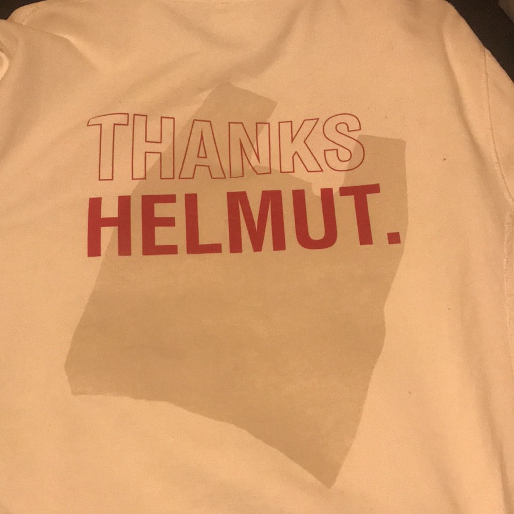 XL Helmut Lang “Thanks Have A Nice Day” Hoodie